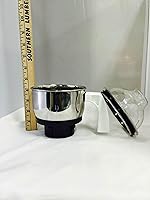 Vista 2 de Preethi MGA-504 - Tarro Genie de acero inoxidable para Eco Twin, Plus/Chef Pro y Blue Leaf, 0.5 litros, color plateado