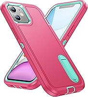 Vista 31 de BaHaHoues Funda para iPhone 11 con Soporte Integrado, Cubierta Protectora de Grado Militar a Prueba de Golpes/Caídas para iPhone 11 de 6.1 pulgadas