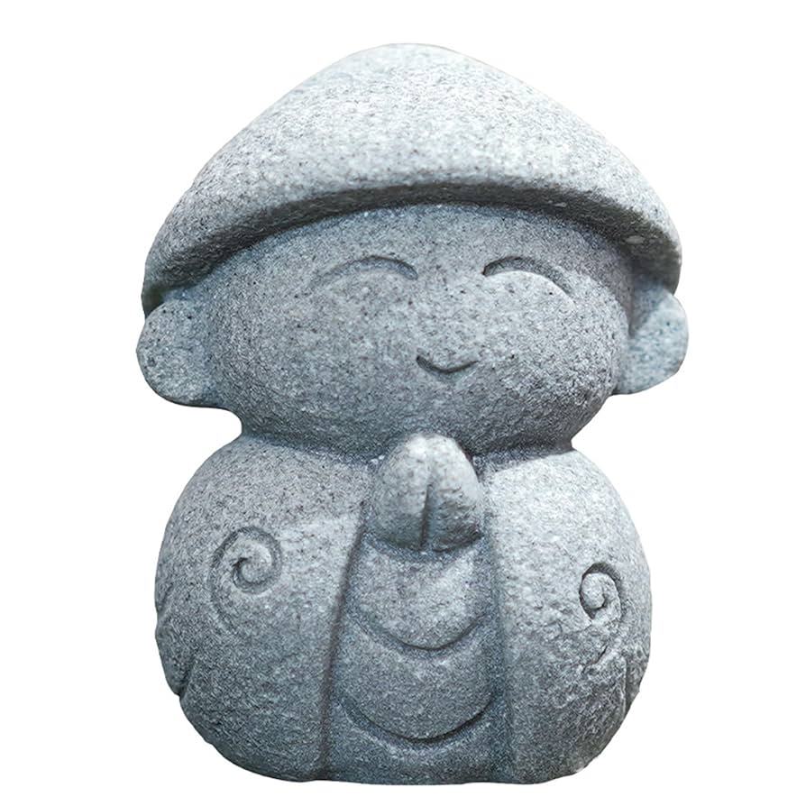 Amazon.co.jp: Felimoa お地蔵さん ガーデンオブジェ 置物 庭
