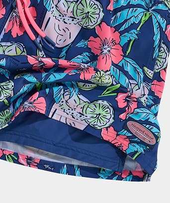 vineyard vines 7 Inch Printed Chappy Swim Trunks, Moonshine, M