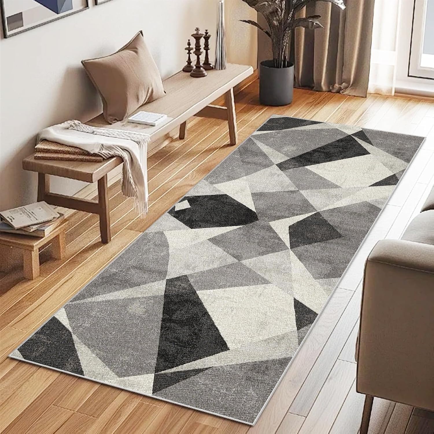 Alfombra Corredera Lavable Antideslizante Absorbente, 435-a, 80 x 280 cm