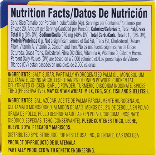 Miniatura 2 de Maggi Caldo con sabor a pollo, 20 cubos, 2.80 onzas (paquete de 24)