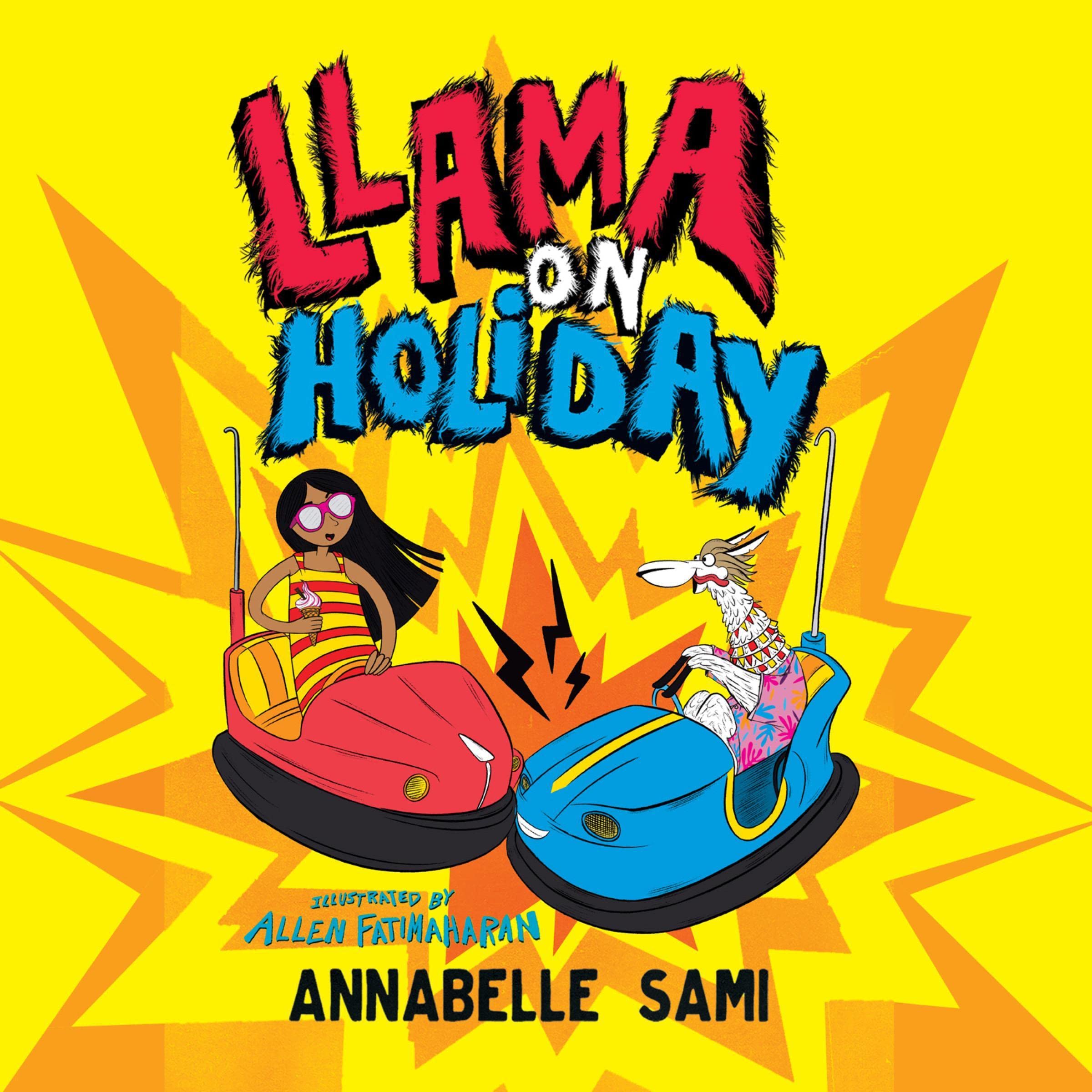 Cover art for Llama on Holiday