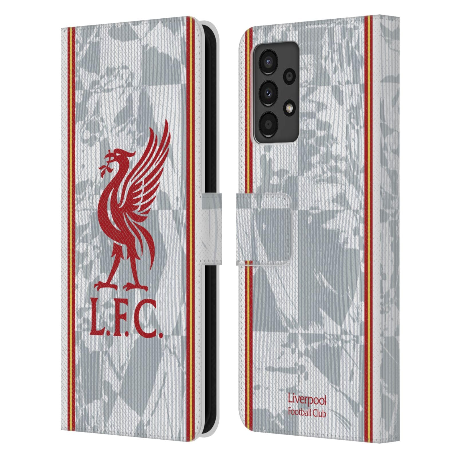 Head Case Designs Officially Licensed Liverpool Football Club Third Kit 2024/25 Leather Wallet Case Compatible With Samsung Galaxy A13 (2022)