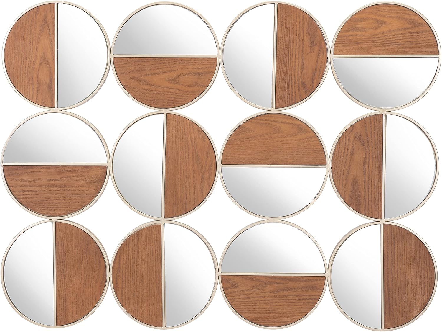 Zuo Modern Cycle Round Mirror Multicolor