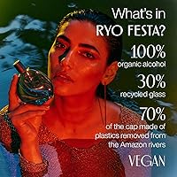 Vista 2 de natura Ekos Ryos Festa Woodsy - Fragancia aromática unisex de 2.5 fl oz, inspirada en los ríos amazónicos, notas de salvia, pomelo, jazmín, sambac