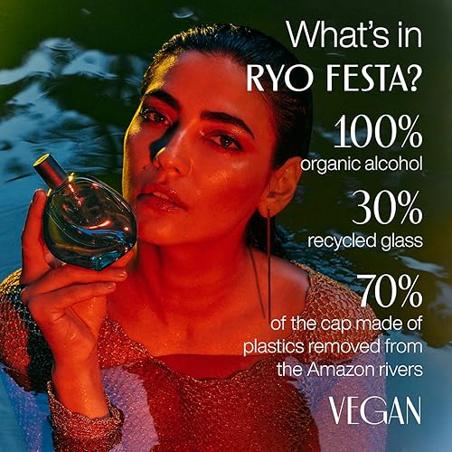 Miniatura 2 de natura Ekos Ryos Festa Woodsy - Fragancia aromática unisex de 2.5 fl oz, inspirada en los ríos amazónicos, notas de salvia, pomelo, jazmín, sambac,