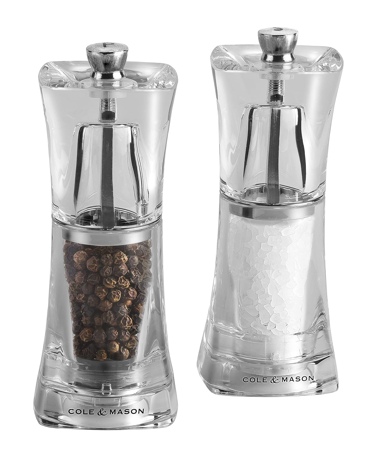 Cole & Mason Crystal Salt and Pepper Mills for thinKitchen, Ramsgate