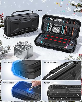 Switch 2 Essential Accessories Bundle, 20-IN-1 Game Set Kits (Gift Pack)