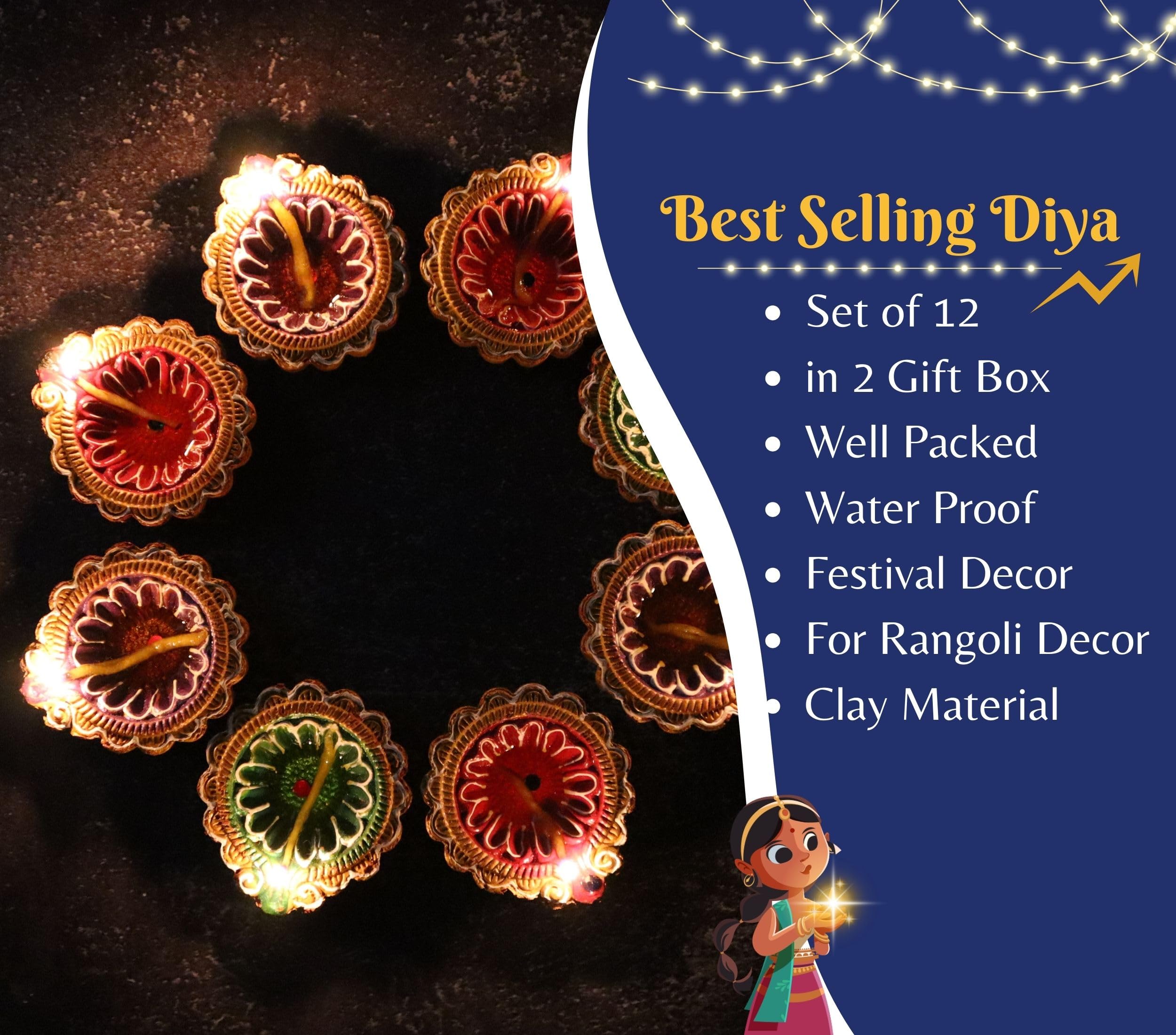 Diwali Diyas - Terracotta Lanterns by Indian Karigar -4
