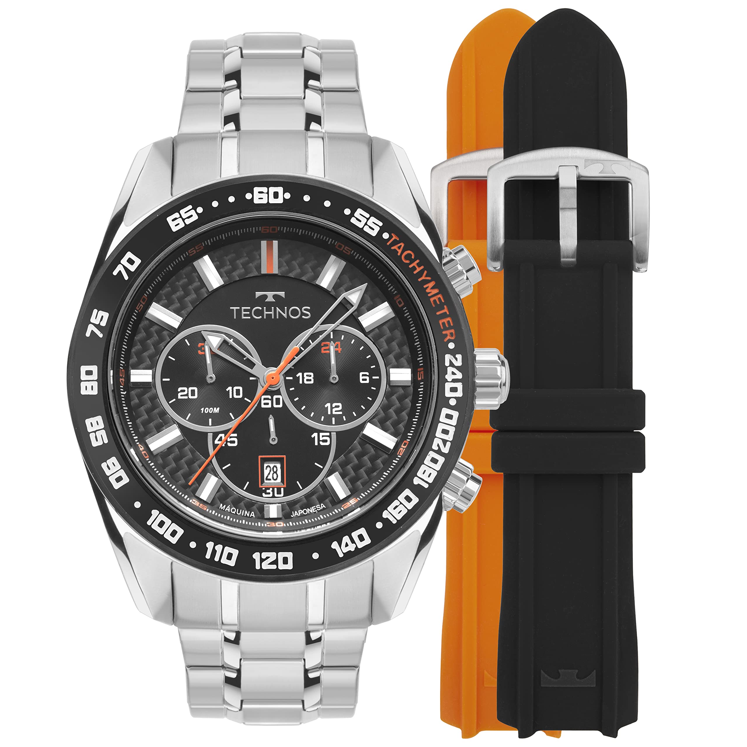 Relógio Technos Masculino Ts Carbon Prata - JS25BAU/T1P | Amazon