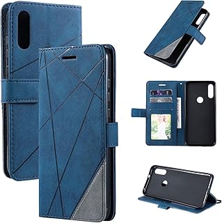 Case for Motorola Moto E 7th gen 2020 Case Cover,Case for Motorola Moto E 2020 / Moto E 7th gen 2020 XT2052DL XT2052-2PP Case Flip Pu Leather Cover Blue