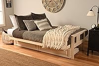 Vista 26 de MFD Futón Montana, Verde, Tela Madera, Colchón de ante de turba