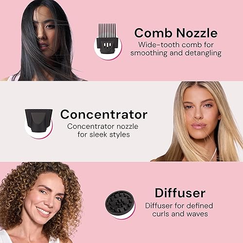 Miniatura 6 de L'ANGE HAIR PowerStyle - Secador de pelo iónico Turbo  Secado rápido de 1875 W y peinado de precisión para un aspecto duradero y sin encrespamiento