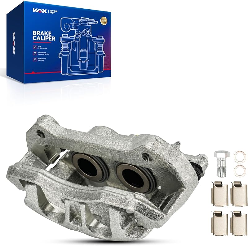 Pinça de freio a disco dianteira esquerda KAX para Ford F-150 2012–2020 – sem pastilhas