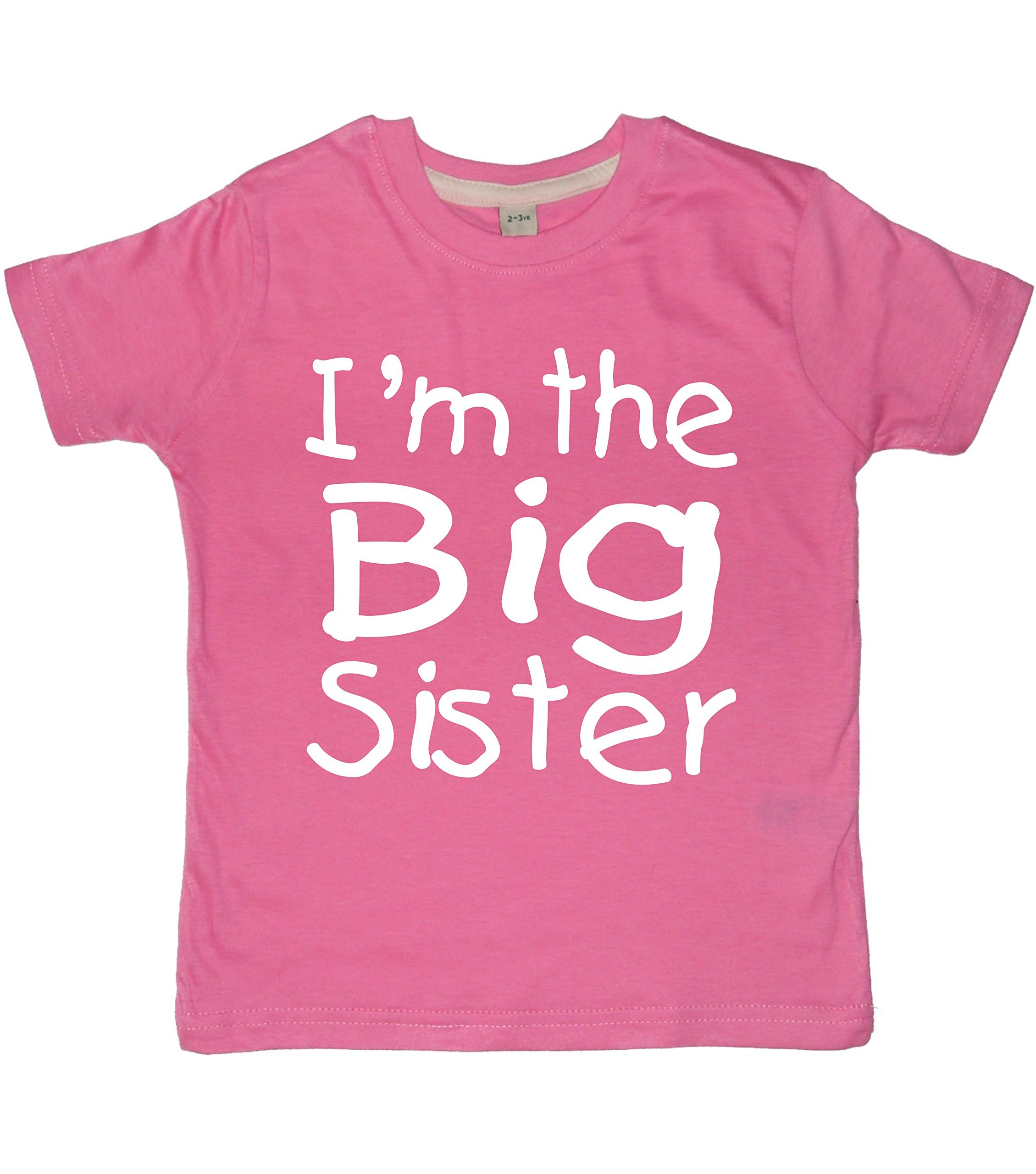Edward Sinclair | 5-6 Years | I'm The Big Sister | Fuchsia t-Shirt