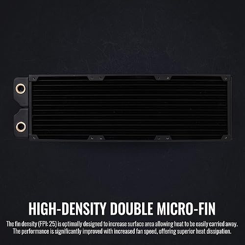 Vista 31 de Thermaltake Pacific DIY Sistema de enfriamiento líquido CL360 2.520 in Radiador de cobre grueso CL-W191-CU00BL-A