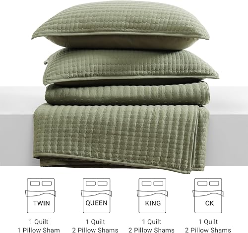 Miniatura 106 de WRENSONGE - Juego de edredón blanco tamaño queen de 3 piezas, colcha ligera para todas las estaciones del verano, juego de ropa de cama suave con 2