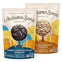 Vista 46 de Autumn Sons Baking Co. Mezcla de galletas de avena y canela sin gluten. Mezcla vegana para hornear a base de plantas. Libre de 11 alérgenos comunes.