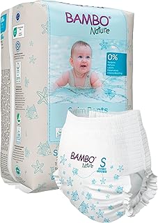 Bambo Nature Swim Pants (Sizes Small to Medium), Small, 120 Count