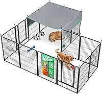 Vista 41 de FXW Rollick - Corralito para perros para patio, campamento con casa rodante, patentado, 24 pulgadas, 2 paneles