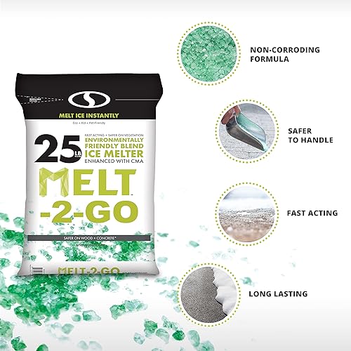 Miniatura 3 de Snow Joe Exclusivo de Tienda, 25 libras, bolsa de 25 libras y cuchara de plástico con código de color, sin BPA, apto para alimentos, restaurantes y