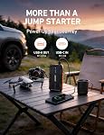 AstroAI Booster Pack Jump Starter, booster de batterie de voiture Jump Startter pour Jusqu'à 6.0L Gaz ou 3.0L Moteur diesel, avec 3 Modes Lampe de poche, Câble Jumper pour 12V Voiture de motocyclette et SUV, S8 1500A Gris foncé