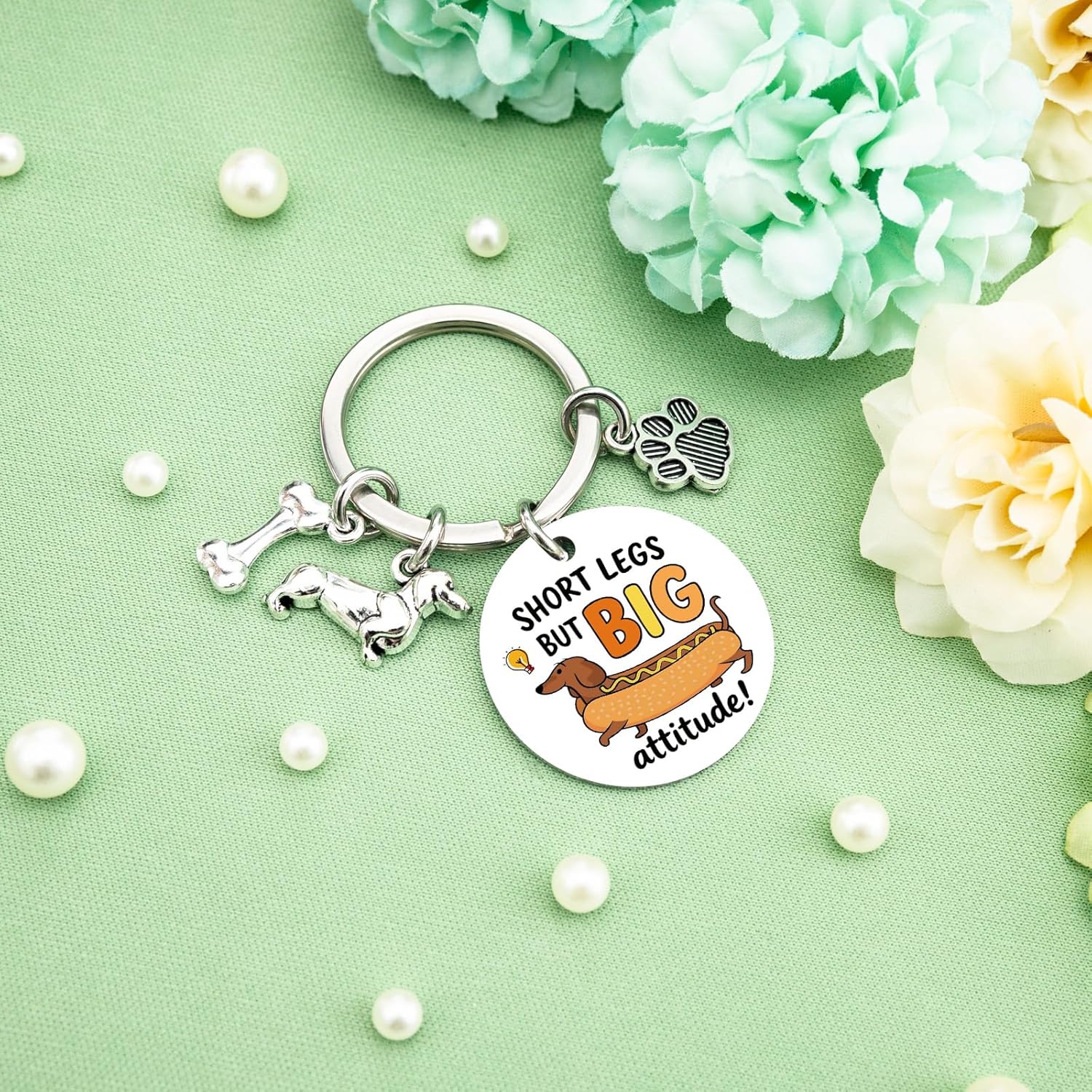 igvean Dachshund Gifts for Women Dachshund Keychain Dog Lover Gifts Funny Gift for Dog Owner Mom Birthday Gift Ideas for Best Friend Sister Daughter Christmas Stocking Stuffers for Women - Image 2