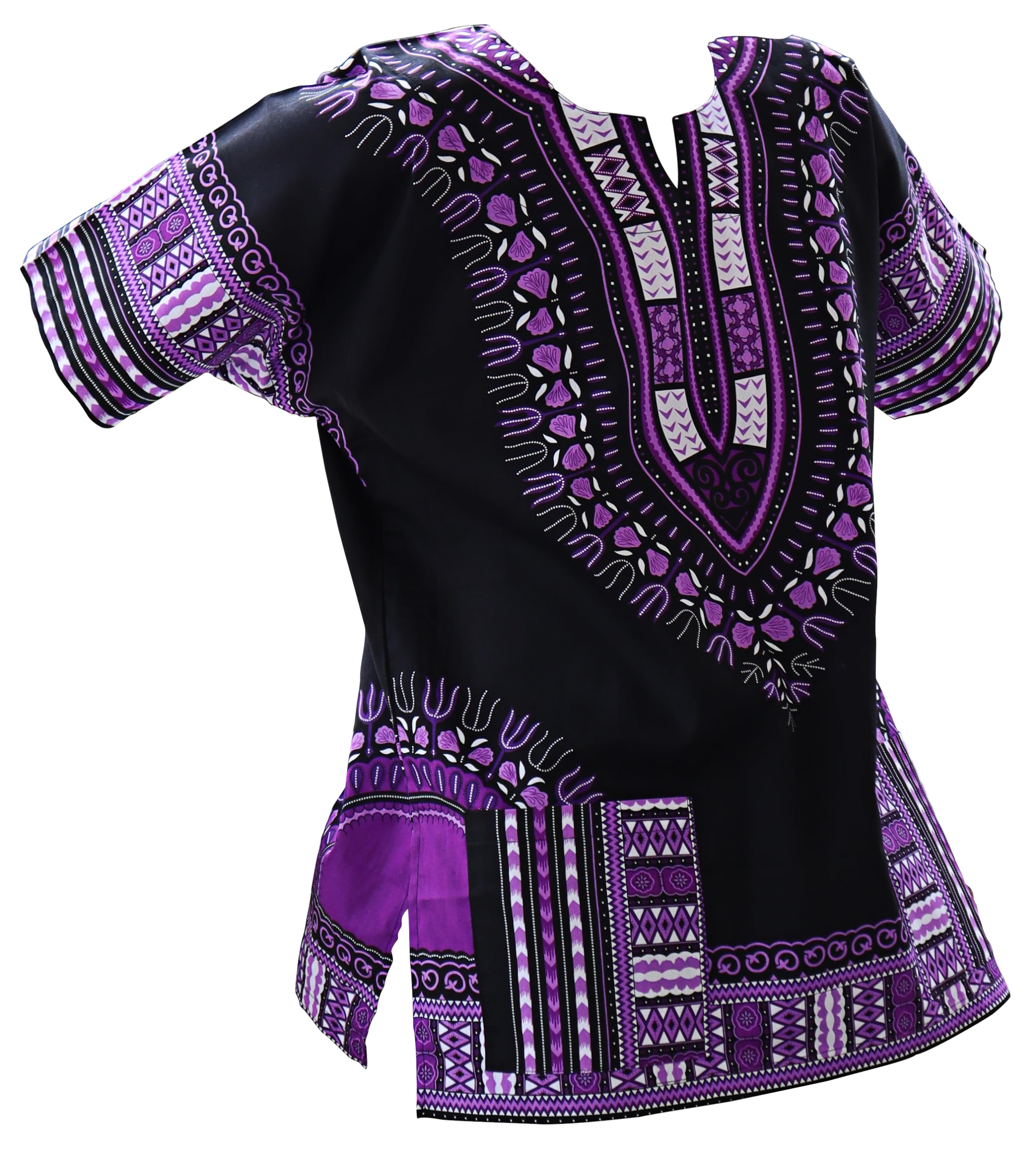 DA'IKI Dashiki Cotton Shirt African Tribal Kaftan Boho Caftan Unisex