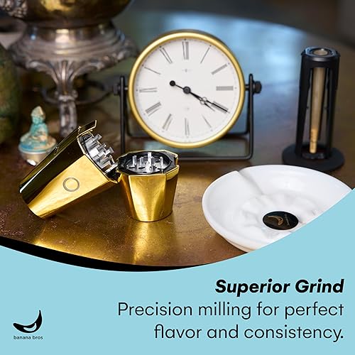 Miniatura 4 de Banana Bros OTTO - Molinillo eléctrico inteligente de especias, molinillo automático de hierbas con tecnología inteligente, recargable por USB,