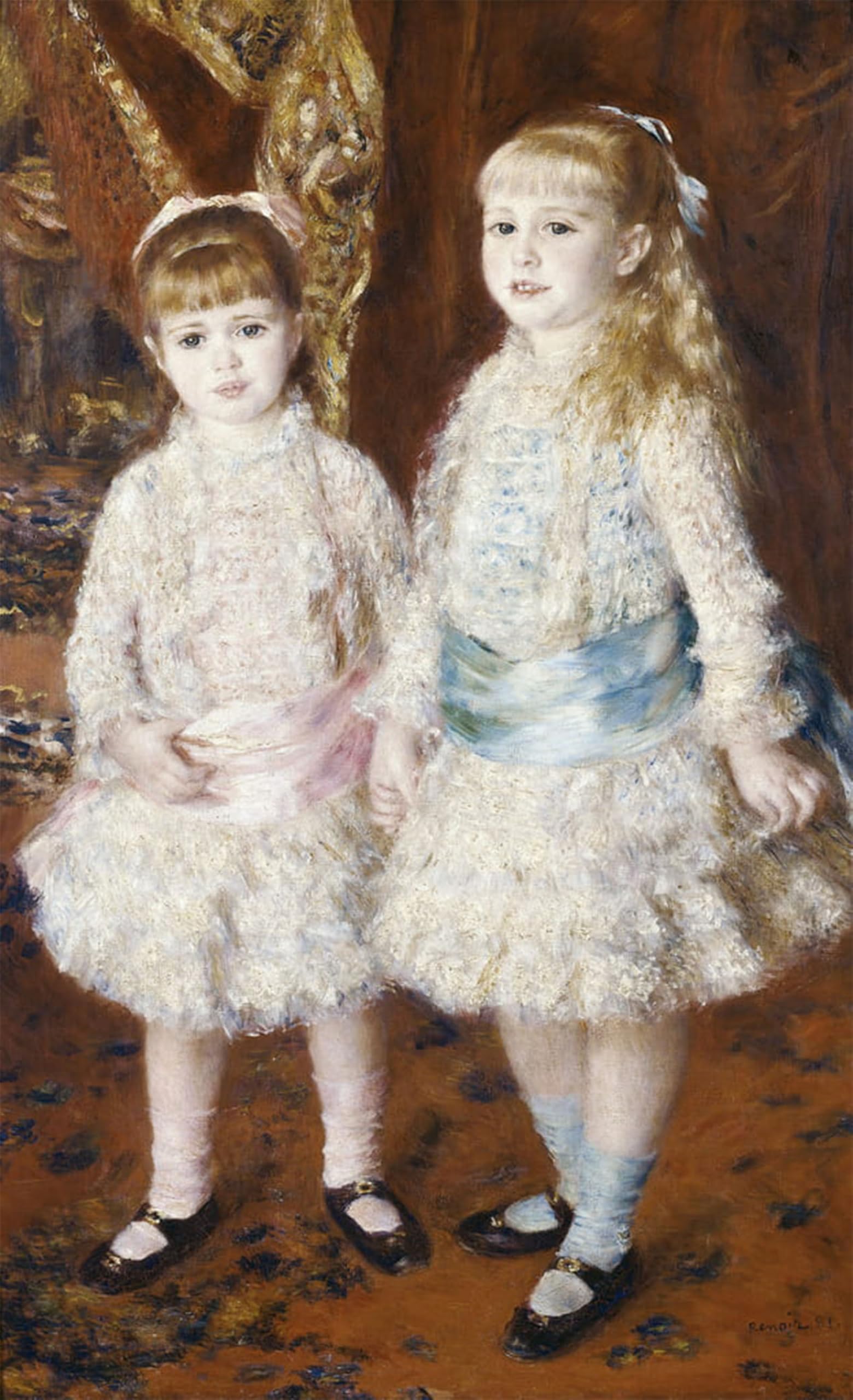 Peinture murale Renoir d'une finesse absolue, finition musée 60x90 - 5
