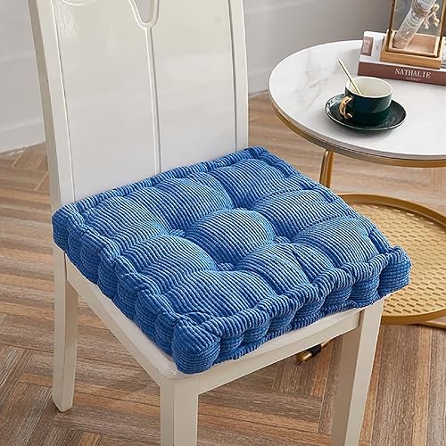 Miniatura 2 de Juego de 2 almohadas de suelo de meditación grandes, almohadas gruesas para el suelo, cómodas y de apoyo, acolchadas y suaves, para yoga,