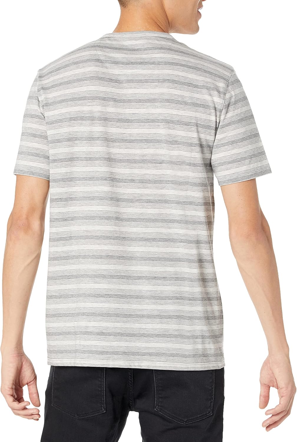 Vince Mens Feeder Stripe S/S Crew - Image 2