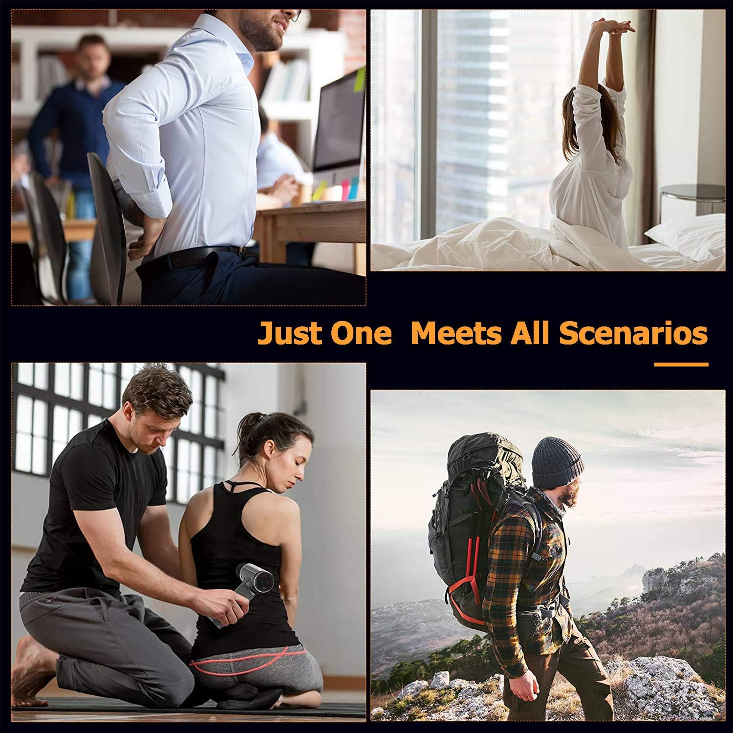 Bеѕt Cуbеr Mоndау 🔥 Massage Gun-2021 Upgrade Professional Percussion Massage Gun,Cordless Handheld Electric Massager to Relieve Deep Muscle Tissue Soreness Through Comfortable Percussion.Including 4 Massage Heads