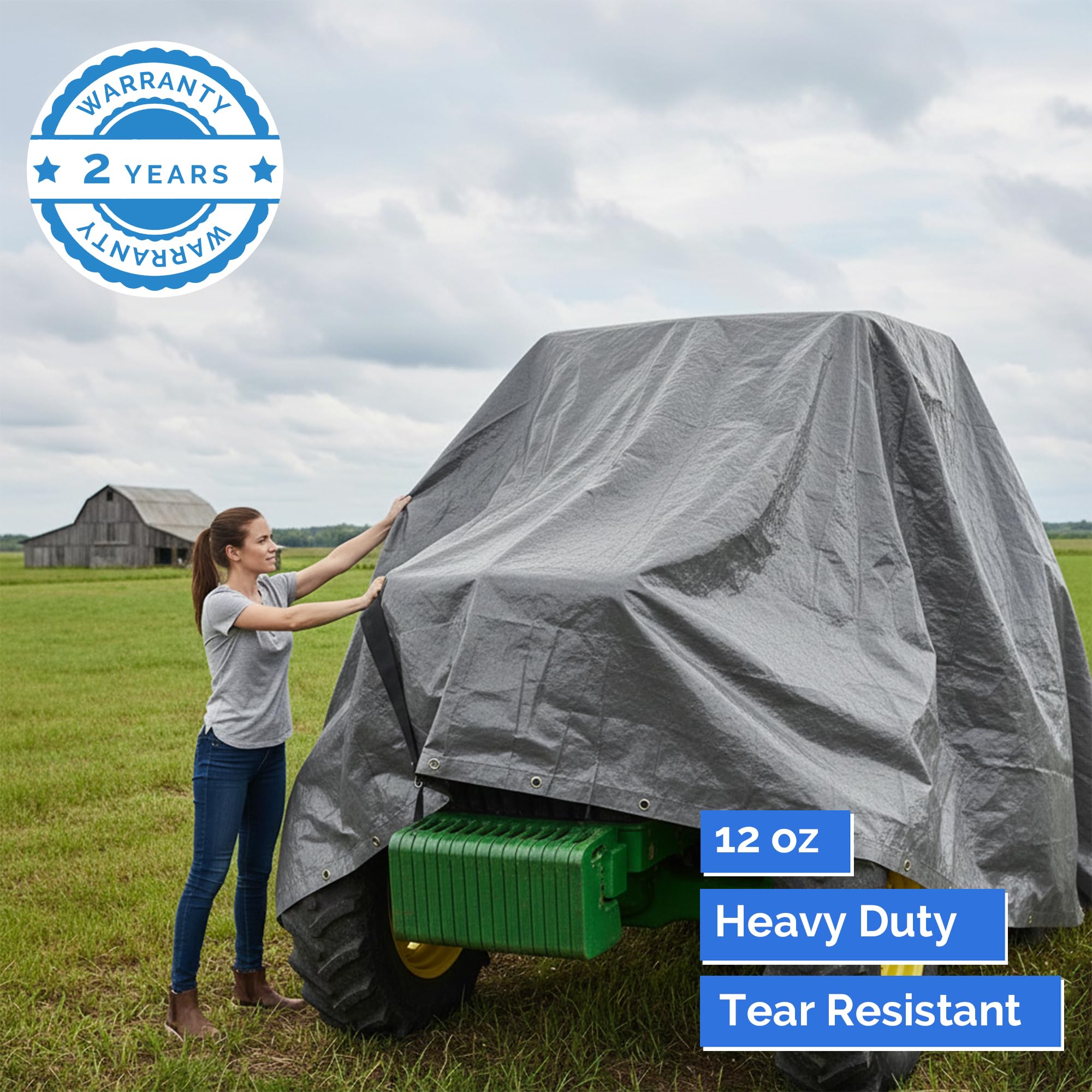 tüv tarp Covers & All Heavy Duty Waterproof – 12 Oz PVC Polyester Vinyl Tarp, Tear & UV Size:Women M / Youth L Used Ktm E-MTB for pr5a20555 purpose design makes it