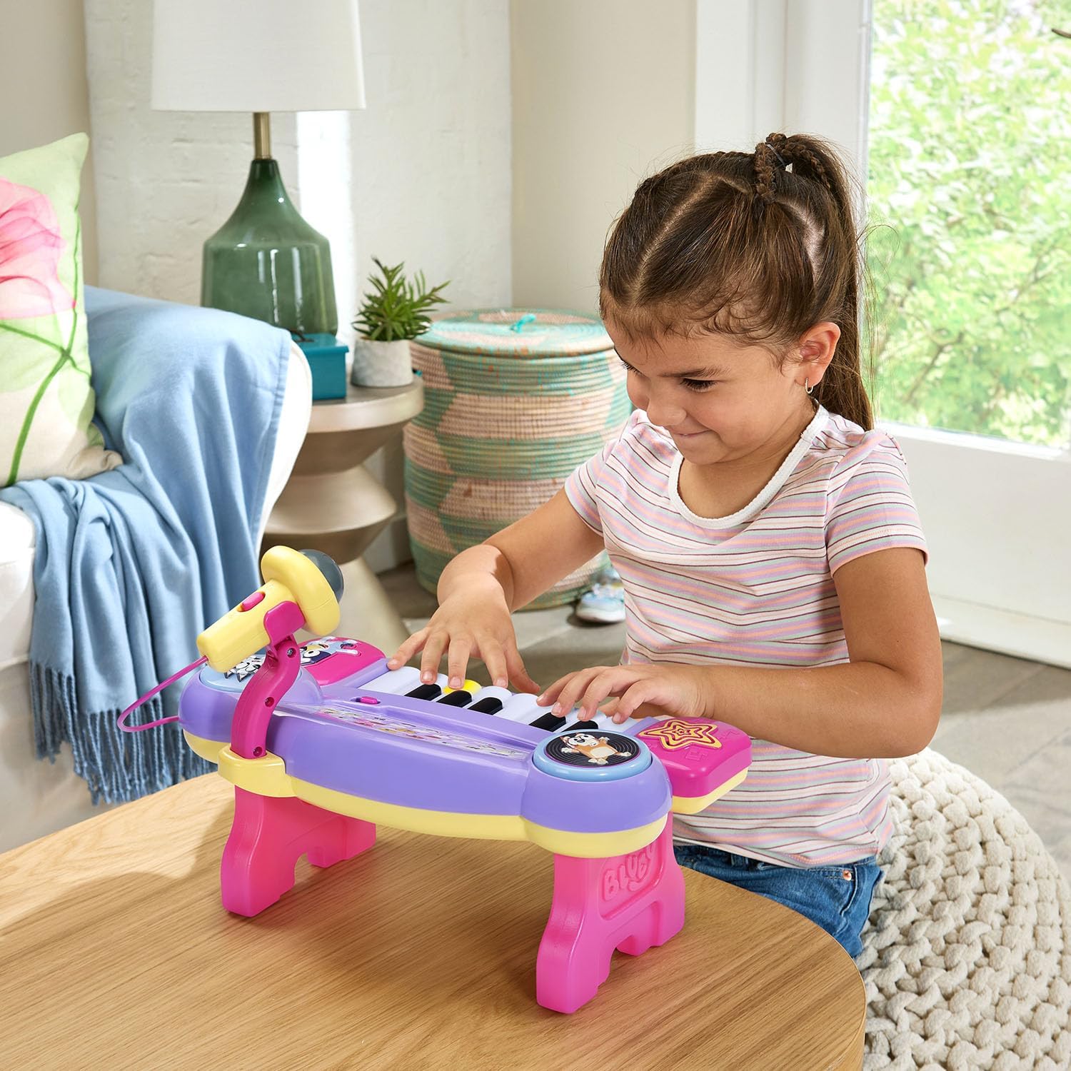 VTech Bluey Sing-Along Keyboard with Microphone
