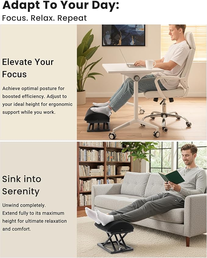 Reposapiés ajustable en altura infinito Wikabex miniatura 5