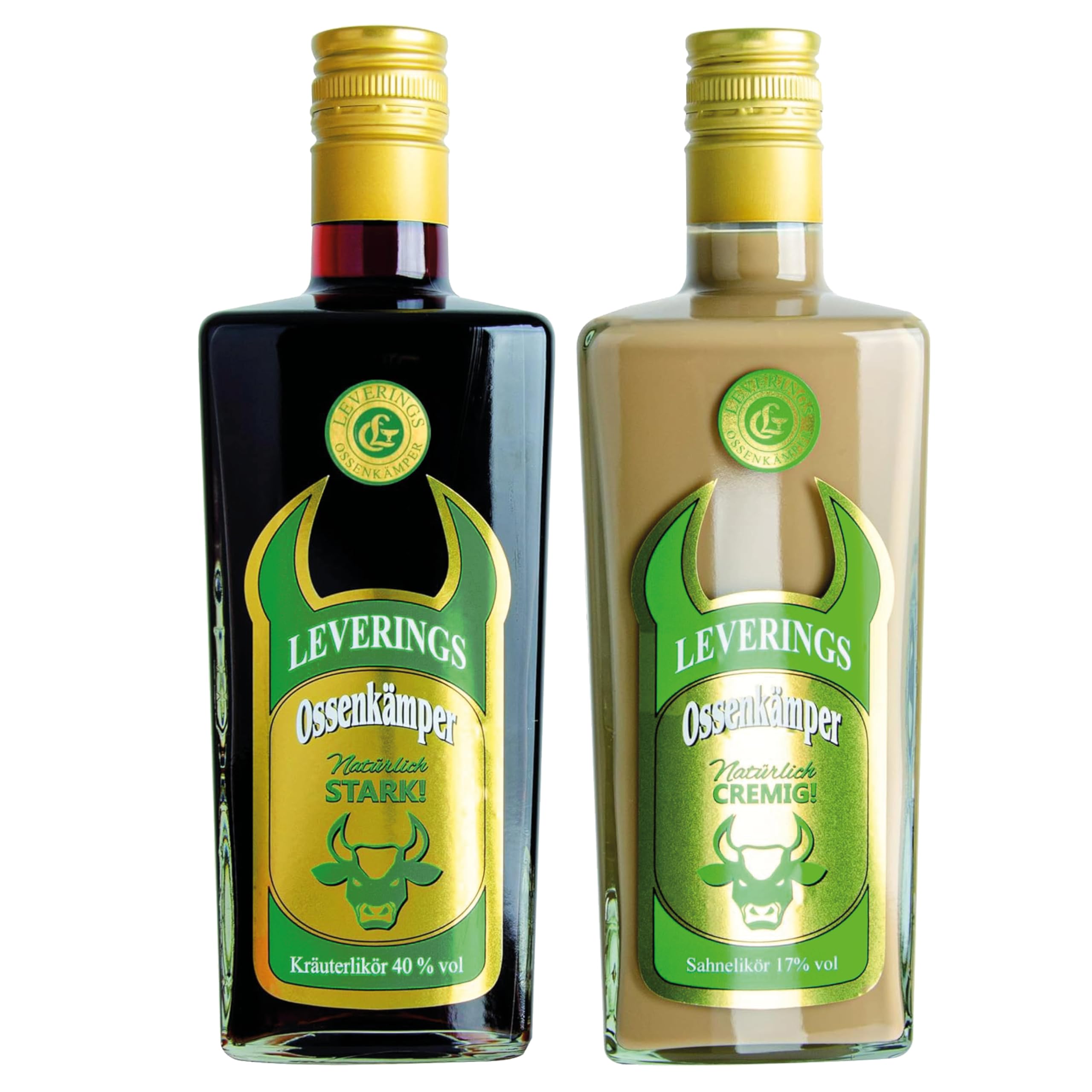 1 Flasche Ossenkämper Kräuter 40% vol alc. 0,7l und 1 Flasche Ossenkämper Cream 17% vol alc. 0,7 l