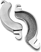 Vista 5 de Kit dental equino para caballos, mordaza de boca de caballo de espéculo, cuatro ajustes de trinquete, mecanismo de bloqueo seguro, construcción