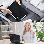 Fullicon Extra Large Pill Organizer with Moisture Proof Design, Travel Jumbo Pill Box with 20 Large Compartment, Large Supplement Organizer for Vitamin with 3 Secured Buckles (Black)