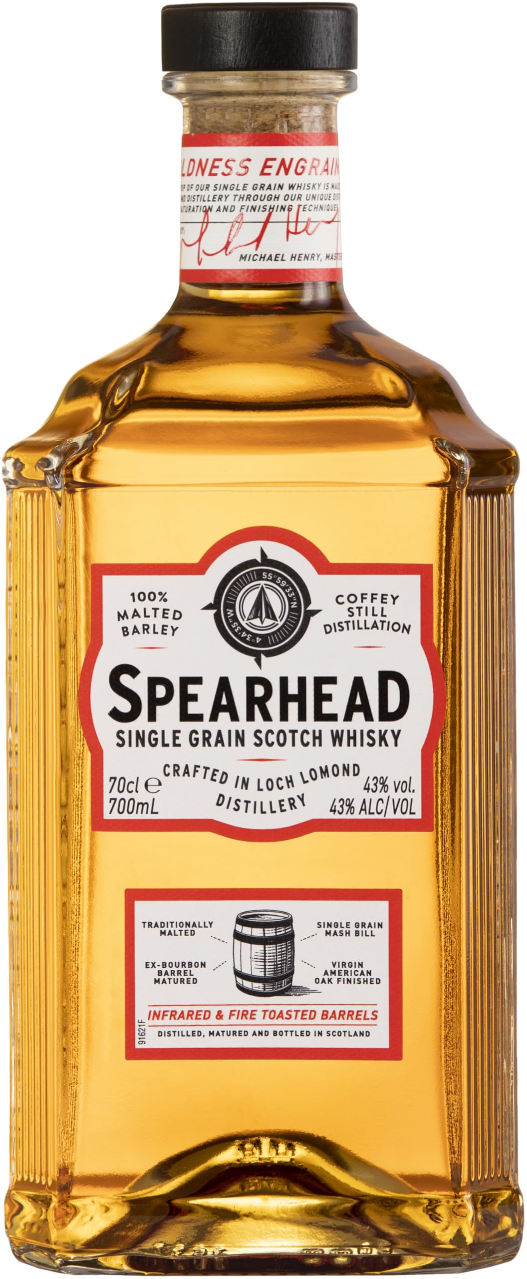 Loch Lomond Distillery - Spearhead Single Grain Scotch Whisky (1 X 0.7L)