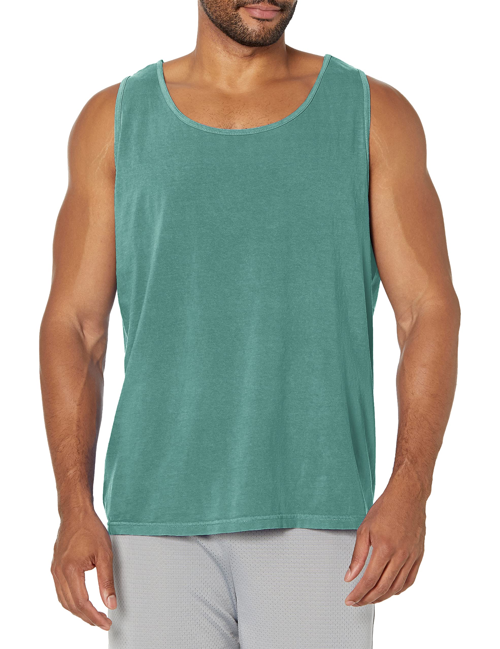 Comfort Colors Men's Adult Tank Top, Style 9360 (Medium, Sea Green)