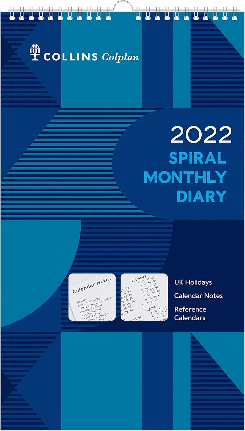 Collins Colplan Monthly Spiral 2022 Diary BigaMart