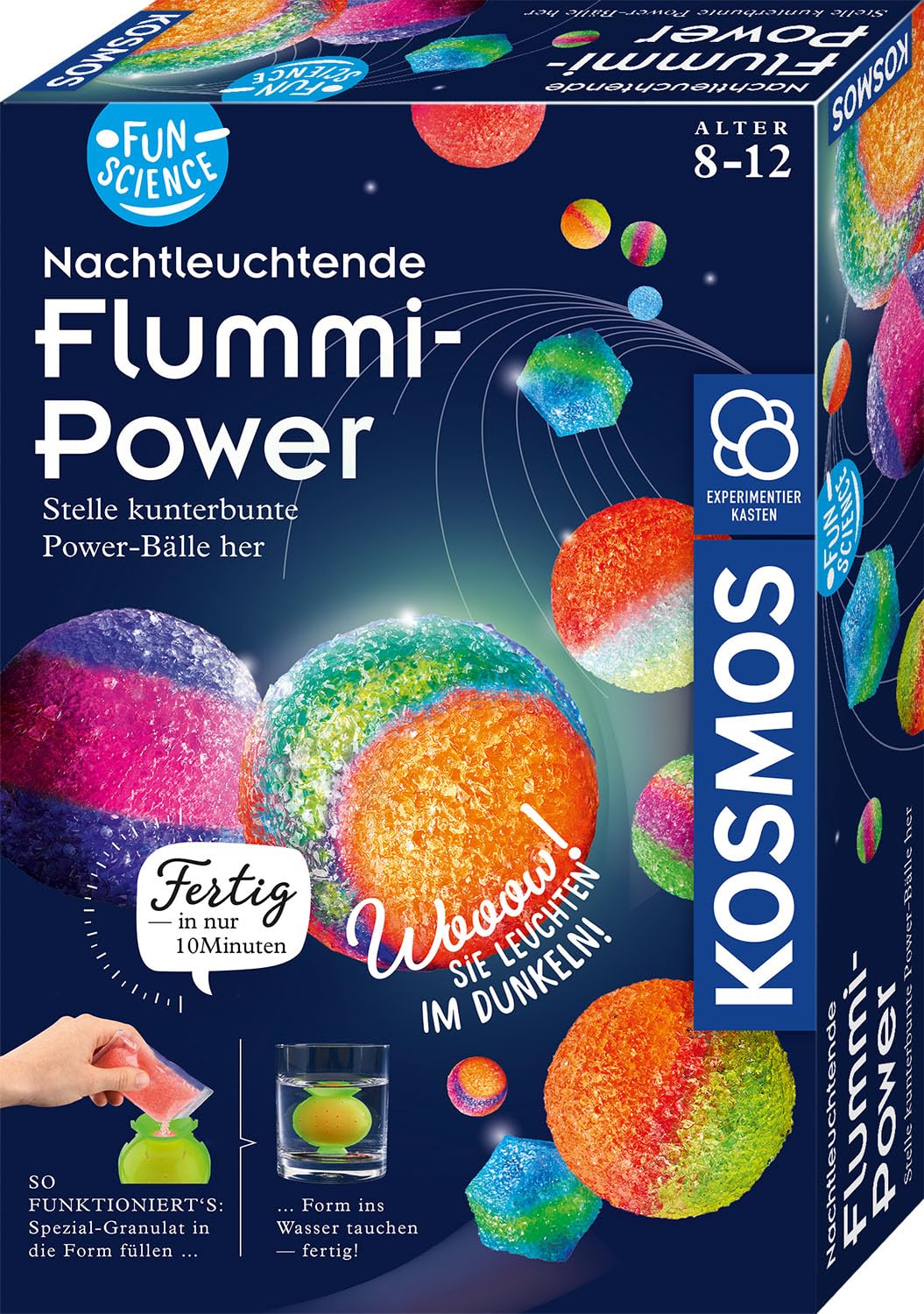 Kosmos Fun Science Leuchtende Flummis Experimentierset