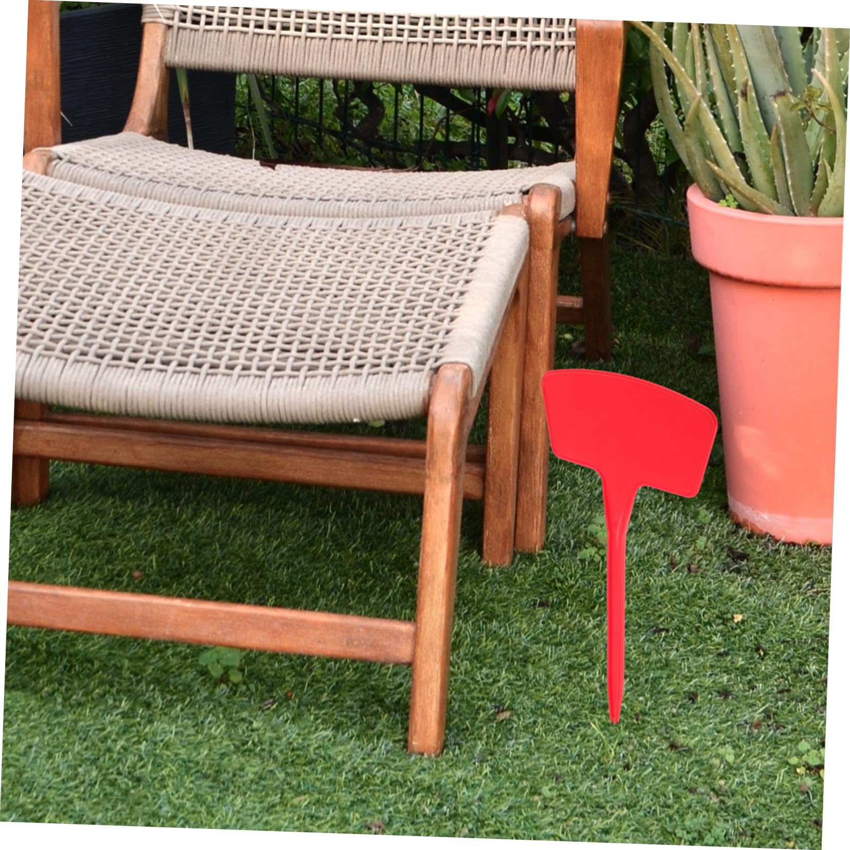 TOYANDONA 60 Stück Wetterfeste Gartenstecker Große Kunststoff Pflanzenschilder Wiederverwendbare Beschreibbare Pflanzenetiketten für Gemüse Blumen Pflanzenkübel Gartenbedarf