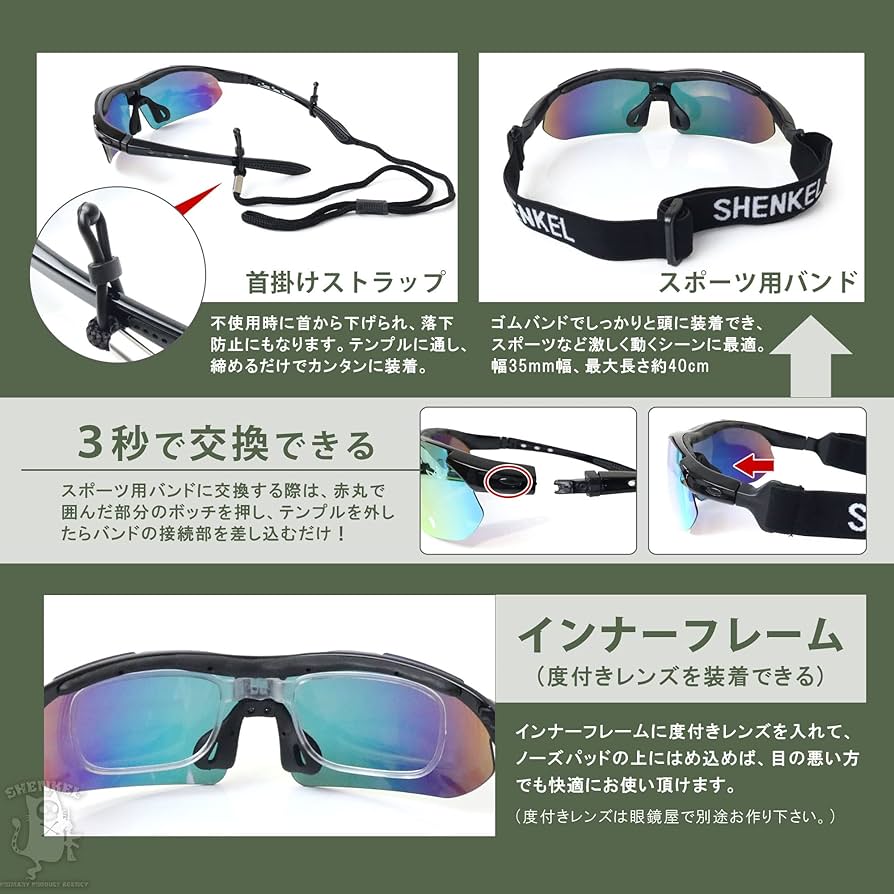 Remington シューティンググラス レンズ5枚付き 812sscX50OL._UF894,1000_QL80_.jpg