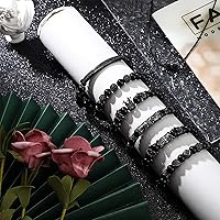 Vista 4 de King Crown - 40 cuentas redondas de diamantes de imitación de circón – Cuentas espaciadoras de cubo de corte de diamante de circonita cúbica