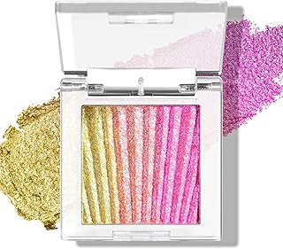 Sombra de ojos de camaleón rosa y dorado mult...