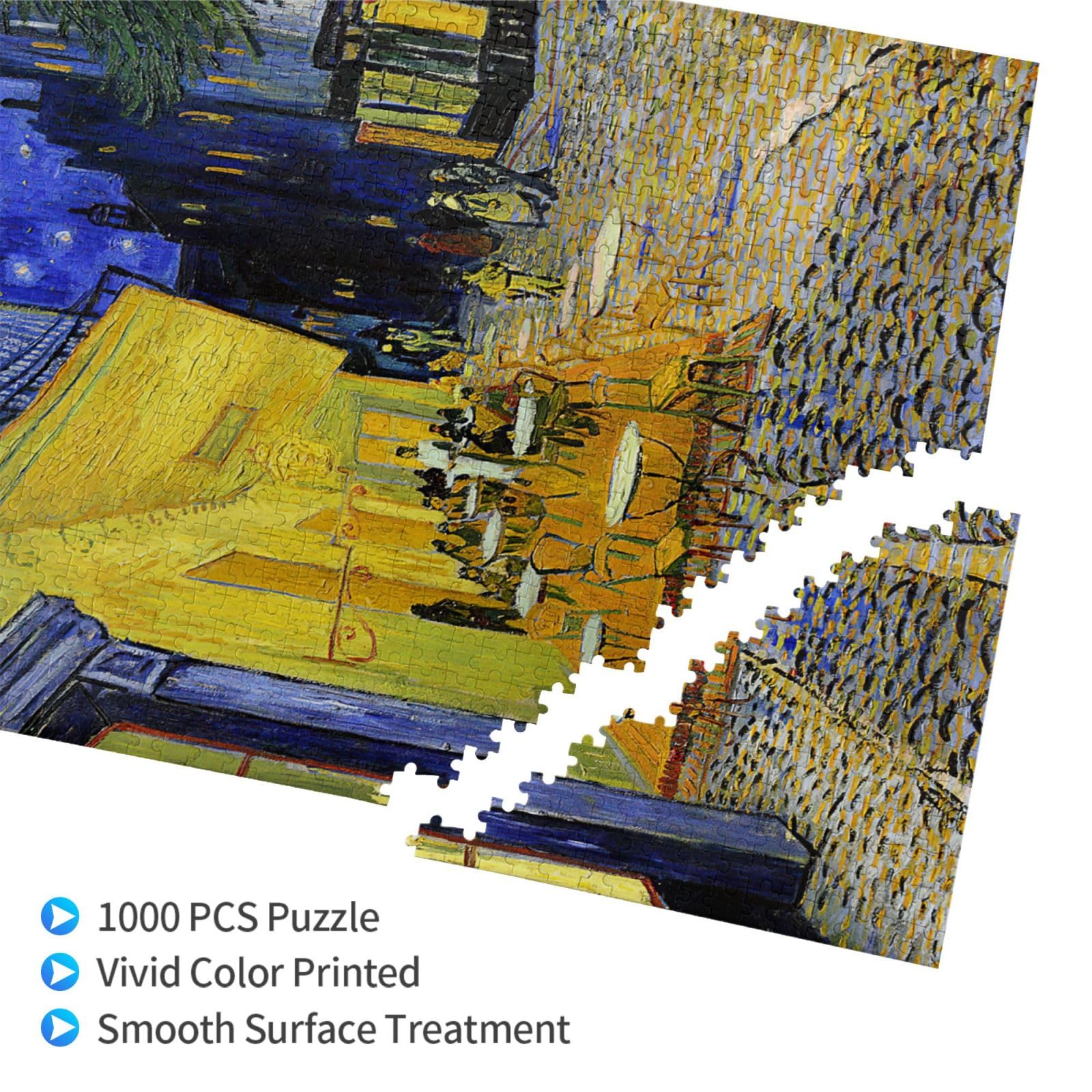 Amazon | ゴッホ 夜のカフェテラス パズル 1000ピース ジグソーパズル