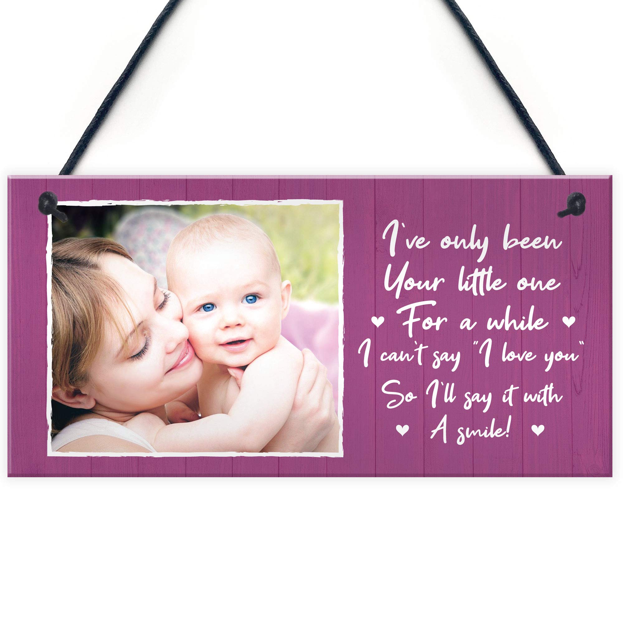 RED OCEAN PERSONALISED Baby Gift Birthday Xmas Gift For Mummy Daddy Keepsake Plaque